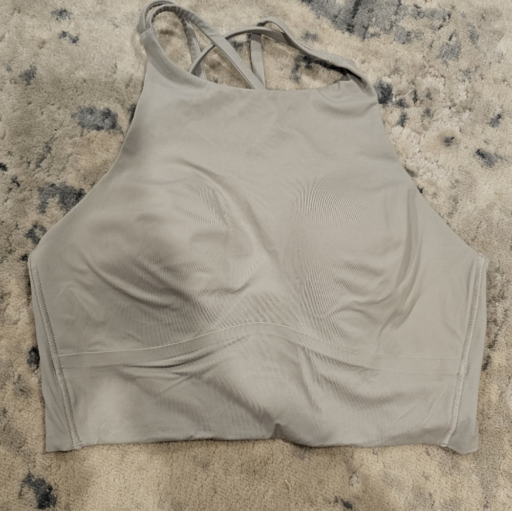 lululemon Gray Strappy Sports Bra